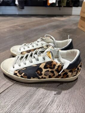 Women’s Leopard Golden Goose Super-Star